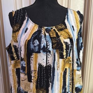 Christopher&banks Patterned sleeveless blouse